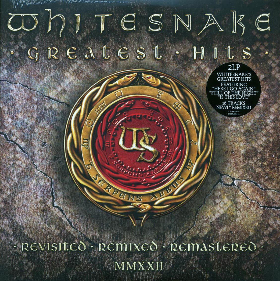 Whitesnake - Greatest Hits: Revisited, Remixed, Remastered MMXXII (2xLP) (remastered) - Vinyl LP