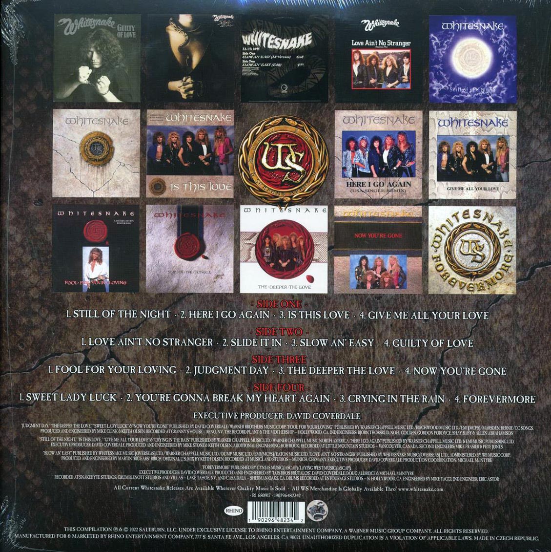 Whitesnake - Greatest Hits: Revisited, Remixed, Remastered MMXXII (2xLP) (remastered) - Vinyl LP, LP