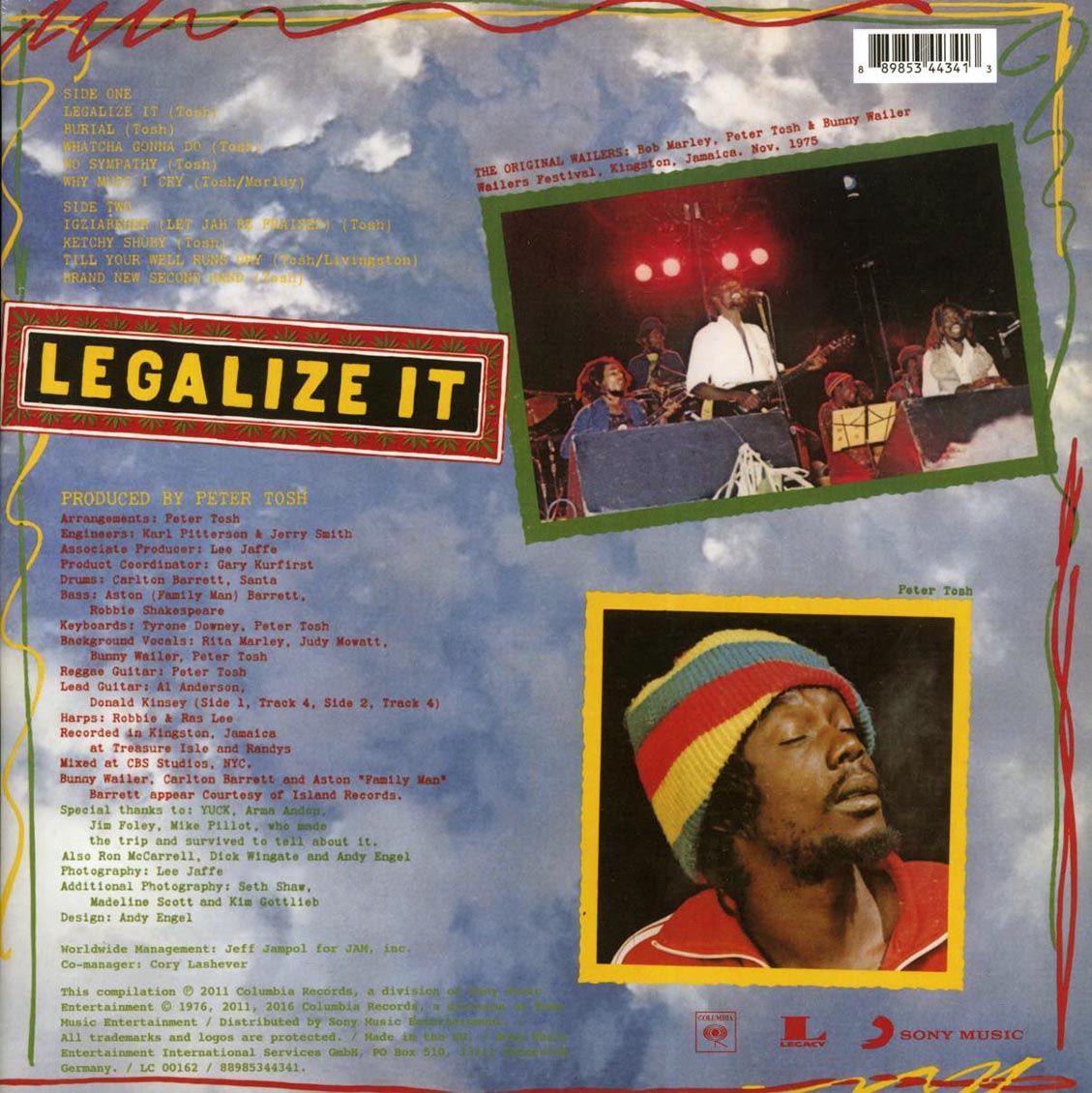 Peter Tosh - Legalize It (+bonus 1 track) (2xLP) (180g) (remastered) - Vinyl LP, LP