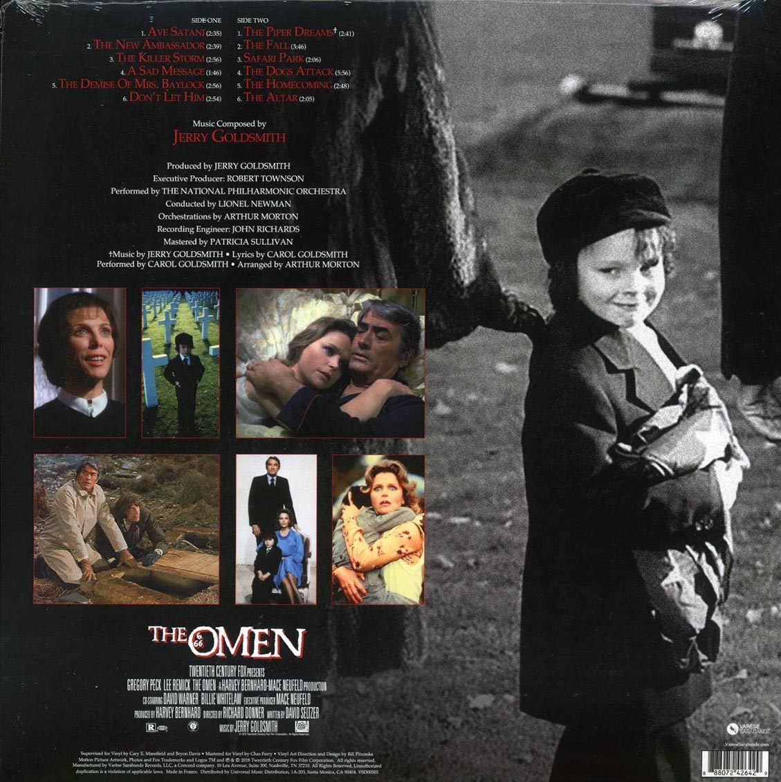 Jerry Goldsmith, Lionel Newman - The Omen: Original Motion Picture Soundtrack (splatter vinyl) - Vinyl LP, LP