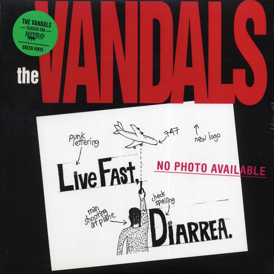 The Vandals - Live Fast Diarrhea (green vinyl) - Vinyl LP