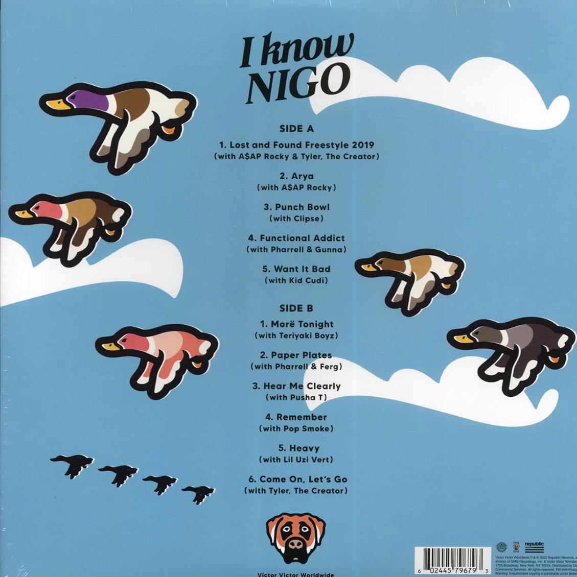 Nigo - I Know Nigo (blue vinyl) - Vinyl LP, LP