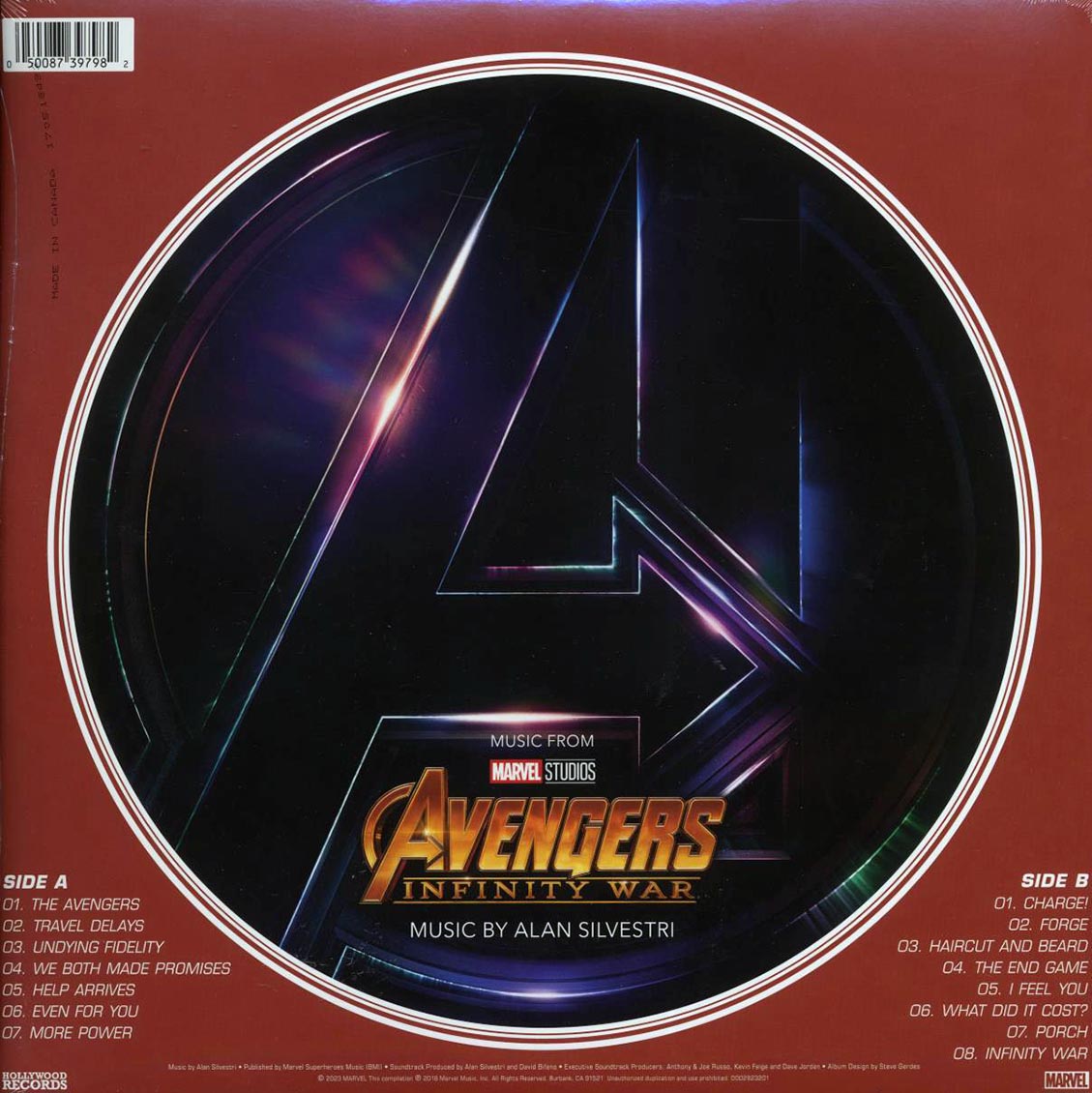 Alan Silverstri - Avengers: Infinity War, Music From Marvel Studios (die-cut jacket) (picture disc) - Vinyl LP, LP