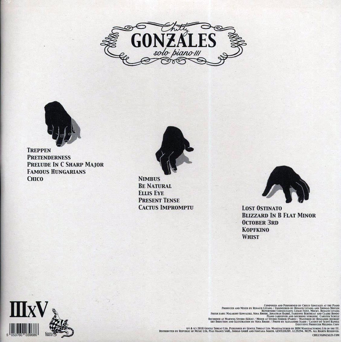 Chilly Gonzales - Solo Piano III (2xLP) (180g) - Vinyl LP, LP