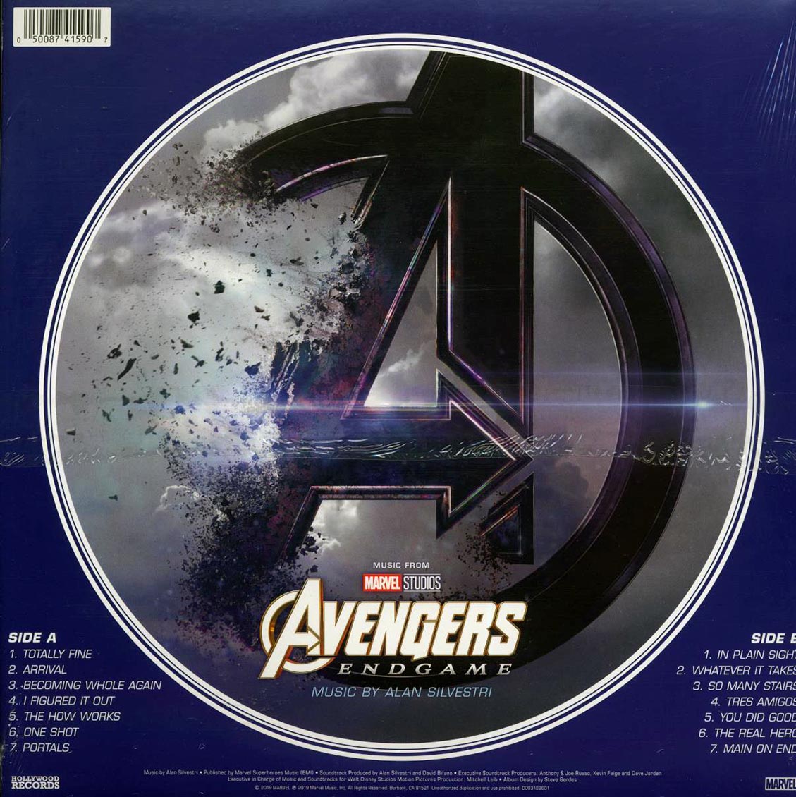 Alan Silverstri - Avengers: Endgame Original Motion Picture Soundtrack (die-cut jacket) (picture disc) - Vinyl LP, LP