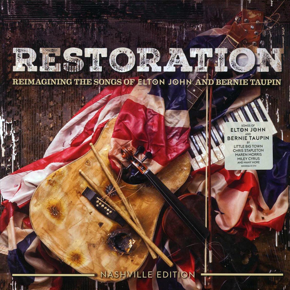 Miley Cyrus, Dollie Parton, Willie Neslon, Little Big Town, Chris Stapleton, Etc. - Restoration: Reimaging The Songs Of Elton John And Bernie Taupin (2xLP) - Vinyl LP