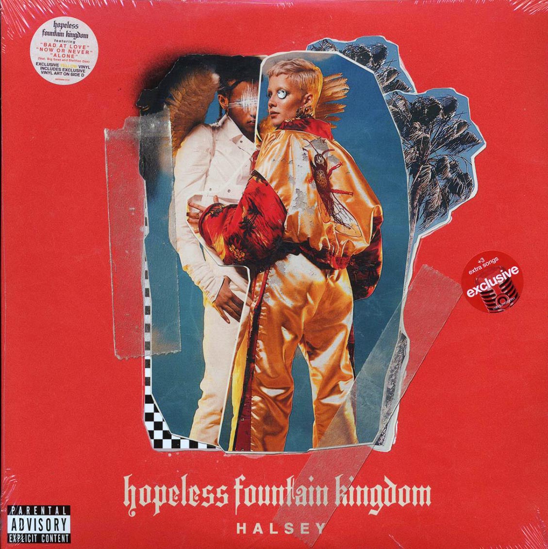 Halsey - Hopeless Fountain Kingdom (+ 4 bonus tracks) (2xLP) (yellow vinyl) (deluxe edition) (Etched) - Vinyl LP