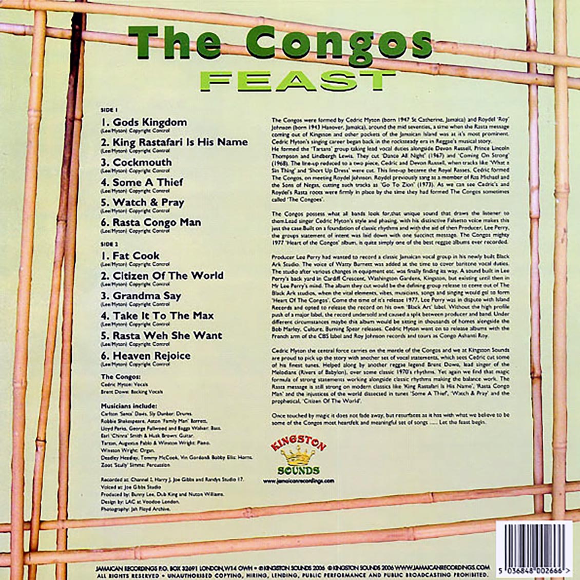 The Congos - Feast (180g) - Vinyl LP, LP