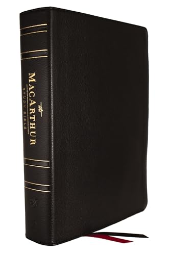 Esv, MacArthur Study Bible, 2nd Edition, Genuine Leather, Black: Unleashing God's Truth One Verse at a Time by MacArthur, John F.