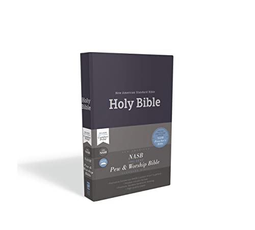Nasb, Pew and Worship Bible, Hardcover, Blue, 1995 Text, Comfort Print -- Zondervan - Bible
