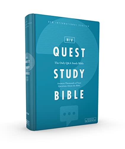 Niv, Quest Study Bible, Hardcover, Comfort Print: The Only Q and A Study Bible -- Christianity Today Intl, Bible