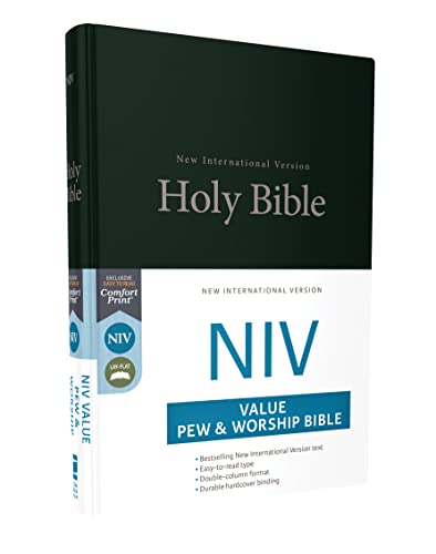NIV, Value Pew and Worship Bible, Hardcover, Black -- Zondervan, Bible