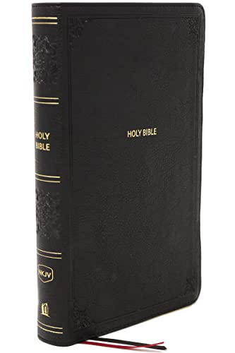 Nkjv, Reference Bible, Personal Size Large Print, Leathersoft, Black, Thumb Indexed, Red Letter Edition, Comfort Print: Holy Bible, New King James Ver -- Thomas Nelson, Bible