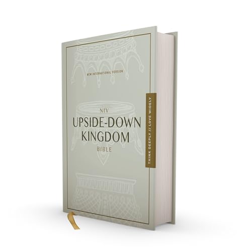 Niv, Upside-Down Kingdom Bible, Hardcover, Gray, Comfort Print: Think Deeply // Love Widely -- Preston Sprinkle