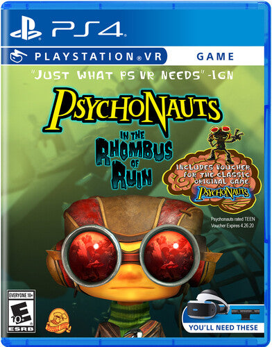 Ps4 Psychonauts In The Rhombus Of Ruin: Vr