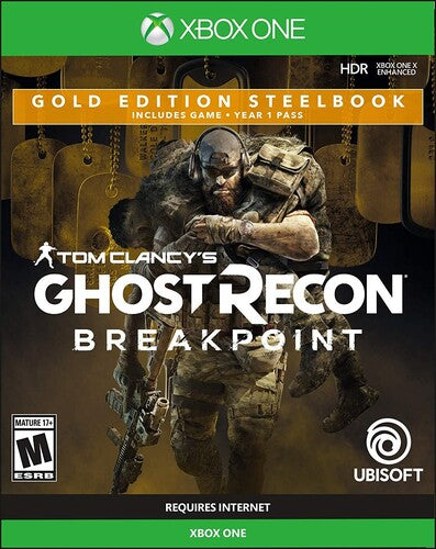 Xb1 Ghost Recon Breakpoint Steelbook Gold Ed