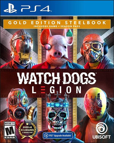 Ps4 Watch Dogs: Legion Steelbook Gold Ed