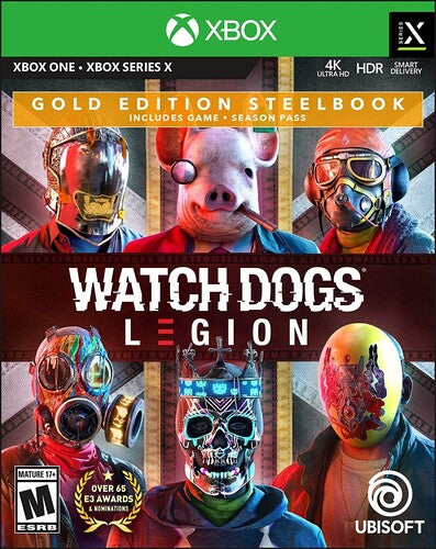 Xb1 Watch Dogs: Legion Steelbook Gold Ed