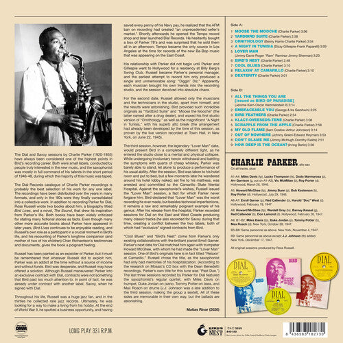 Bird Of Paradise: Best Of The Dial Masters - Charlie Parker - LP