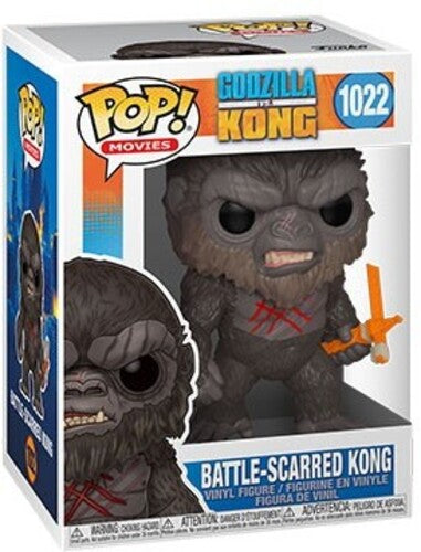 Godzilla Vs Kong-Battle-Scarred Kong, Funko Pop! Movies:, Collectibles