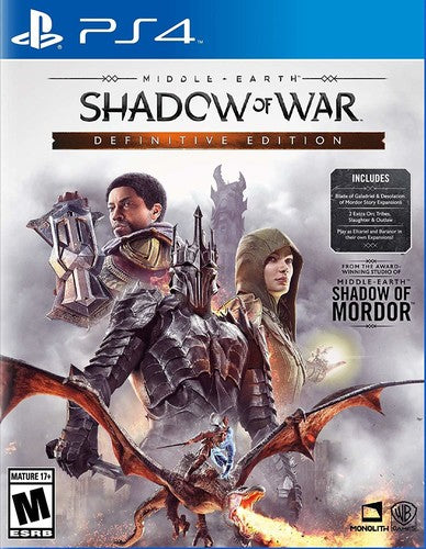 Ps4 Middle Earth: Shadow Of War - Definitive Ed