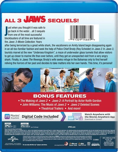 Jaws 3-Movie Collection, Jaws 3-Movie Collection, Blu-Ray