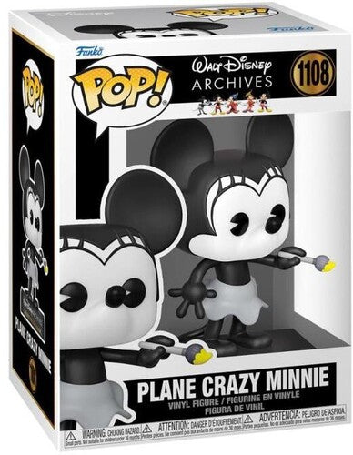 Minnie Mouse- Plane Crazy Minnie(1928) - Funko Pop! Disney: - Collectibles