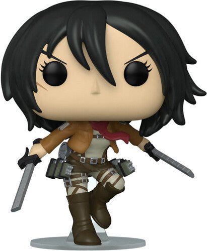 Pop Attack On Titan Mikasa Ackerman With Swords