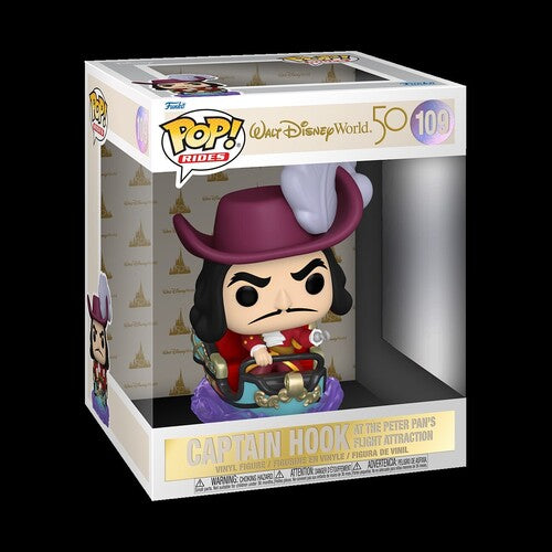 Walt Disney World 50Th- Hook On Peter Pan Flight, Funko Pop! Ride:, Collectibles