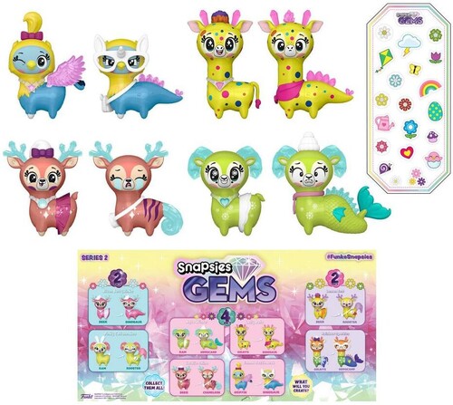 Gems - 4Pk (Spring), Funko Snapsies:, Collectibles