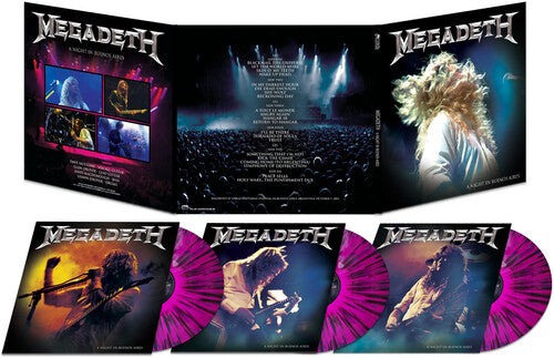 Night In Buenos Aires (Purple & Black Splatter), Megadeth, LP