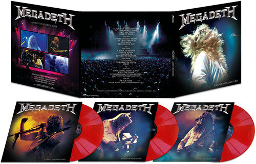 Night In Buenos Aires ( Red Vinyl), Megadeth, LP