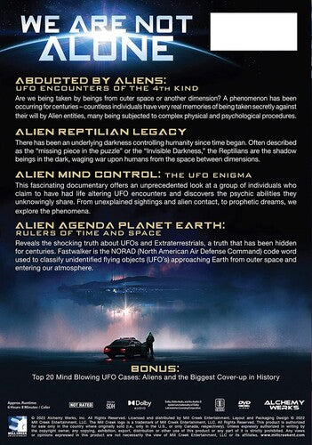 Alien Agenda, Alien Agenda, DVD