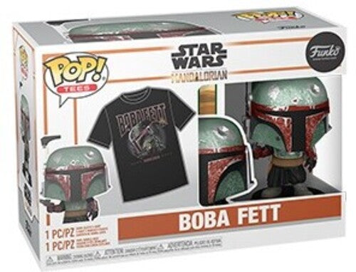 Star Wars- Boba Fett- M, Funko Pop & Tee:, Collectibles