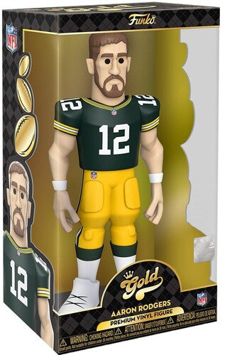 Packers- Aaron Rodgers (Styles May Vary), Funko Gold 12 Nfl:, Collectibles