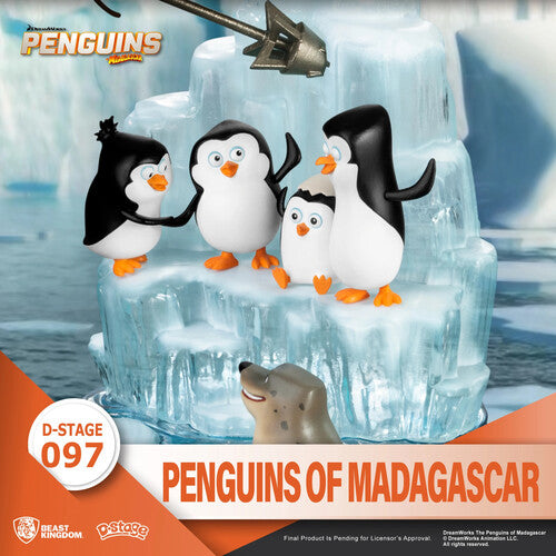 Penguins Of Madagascar Ds-097 Diorama Stage 6In St, Beast Kingdom, Collectibles