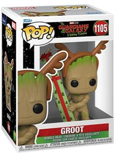 Guardians Of The Galaxy - Holiday Special- Groot, Funko Pop! Marvel:, Collectibles