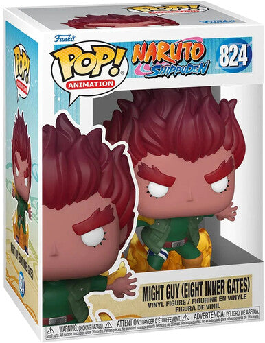 Funko Pop Anime Naruto Might Guy Eight Inner Gates, Pop Anime Naruto, Collectibles