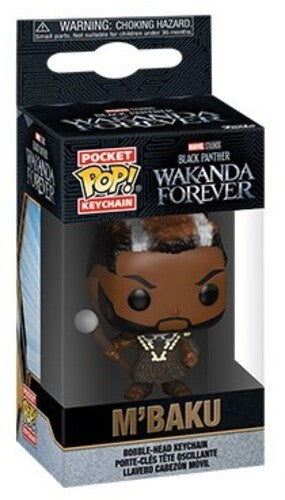 Black Panther - Wakanda Forever -Keychain 5, Funko Pop! Keychain: Marvel:, Collectibles