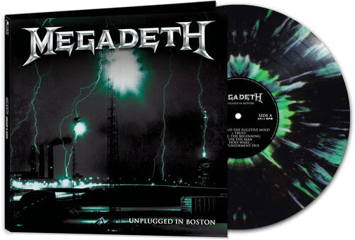 Unplugged In Boston - Green & Black Splatter - Megadeth - LP