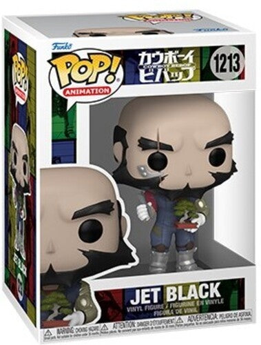 Funko Pop Anime Cowboy Bebop Jet Black With Bonsai, Pop Anime Cowboy Bebop, Collectibles