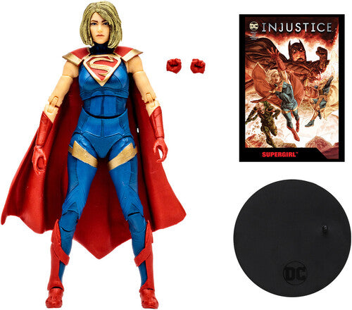 7 Figure With Comic - Injustice 2 - Supergirl