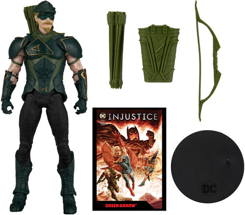 7 Figure With Comic - Injustice 2 - Green Arrow, Dc Direct, Collectibles