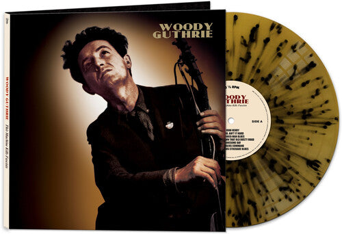 This Machine Kills Fascists - Gold/Black Splatter, Woody Guthrie, LP