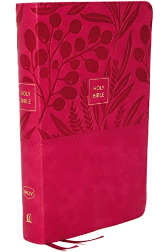 Nkjv, Reference Bible, Personal Size Large Print, Leathersoft, Pink, Red Letter Edition, Comfort Print: Holy Bible, New King James Version -- Thomas Nelson, Bible