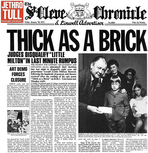 Thick As A Brick (40Th Anniversary Edition)