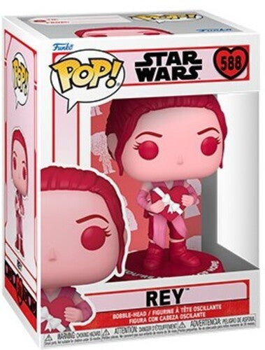 Valentines S3 - Rey, Funko Pop! Star Wars:, Collectibles