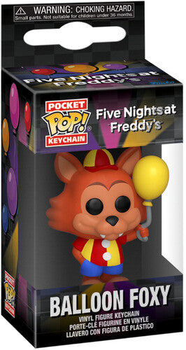 Five Nights At Freddy's - Balloon Foxy - Funko Pop! Keychain: - Collectibles