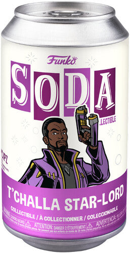 What If? - Starlord T'challa (Styles May Vary), Funko Vinyl Soda:, Collectibles