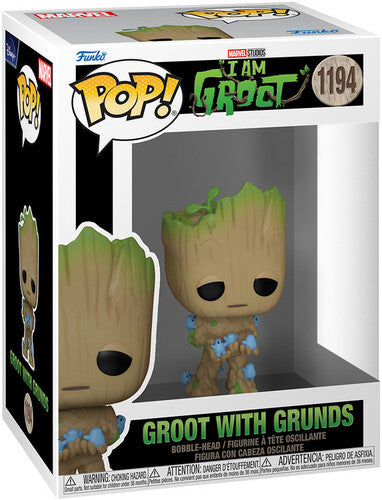 I Am Groot - Groot Shorts W/ Grunds, Funko Pop! Marvel:, Collectibles